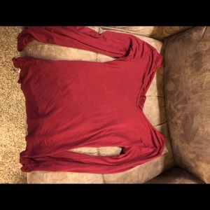 Red Long Sleeve Shirt